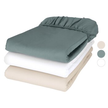 LIVARNO® Satin-Spannbettlaken, 90-100 x 200 cm - B-Ware