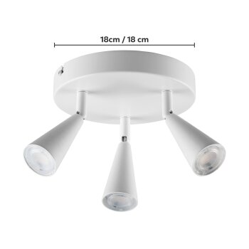 LIVARNO® LED-Deckenleuchte »FREYA« - B-Ware