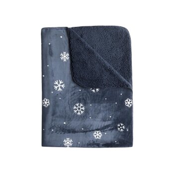 LIVARNO home Teddyfleece-Kuscheldecke, 140 x 180 cm - B-Ware