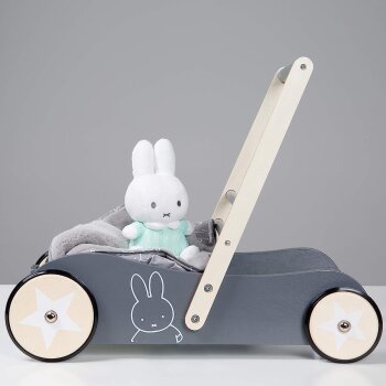 roba Lauflernwagen Miffy, mit Bremse, grau - B-Ware Transportschaden Kosmetisch