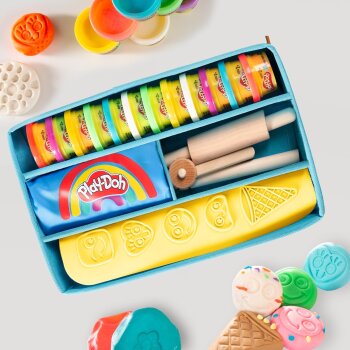 roba x Play-Doh Spielset, inkl. 12x Knete und...