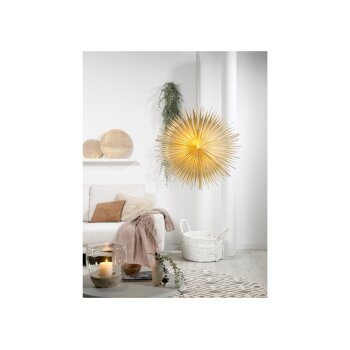 LIVARNO home LED-Weihnachtsstern, aus Papier, Maya -...