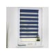 Lichtblick Duo-Rollo Klemmfix, ohne Bohren, verspannt, blickdicht, ab 45 x 150 cm (Blau, 80 x 150 cm) - B-Ware neuwertig