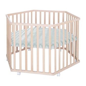 roba Laufgitter Lil Planet, 6-eckig, frosty green - B-Ware neuwertig