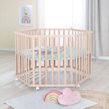 roba Laufgitter Lil Planet, 6-eckig, frosty green - B-Ware neuwertig