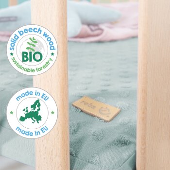 roba Laufgitter Lil Planet, 6-eckig, frosty green - B-Ware neuwertig