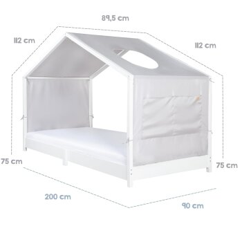 roba Hausbettbezug, 90 x 200 cm, grau - B-Ware sehr gut