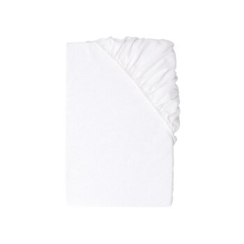 LIVARNO® Feinbiber-Spannbettlaken, 140-160 x 200 cm (Weiß) - B-Ware neuwertig