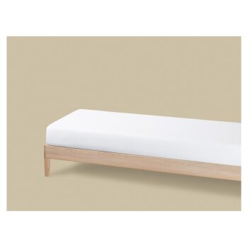 LIVARNO® Feinbiber-Spannbettlaken, 140-160 x 200 cm (Weiß) - B-Ware neuwertig