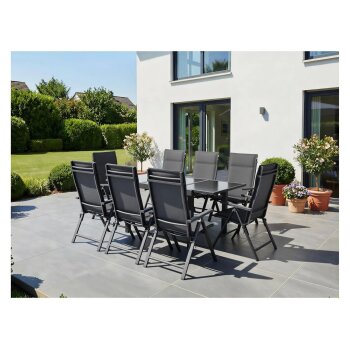 LIVARNO® Alu-Klappsessel »Houston« anthrazit, 2 Stück - B-Ware neuwertig