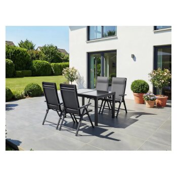 LIVARNO® Alu-Klappsessel »Houston« anthrazit, 2 Stück - B-Ware neuwertig
