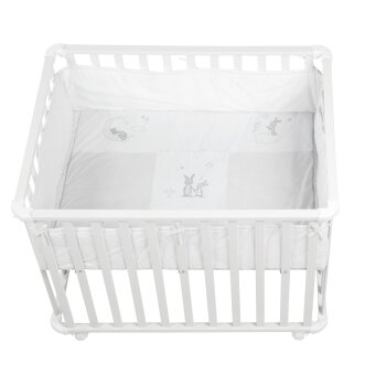 roba Laufgitter Fox & Bunny, 75 x 100 cm, weiß...