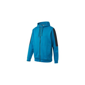 CRIVIT Herren Fitness-Sweatjacke mit Baumwolle (Blau, M(48/50)) - B-Ware neuwertig