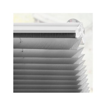 Lichtblick Dachfenster Plissee »Haftfix«, mit Saugnäpfen, stufenloses Verstellen, Grau, 95,3 cm, 100 cm - B-Ware neuwertig