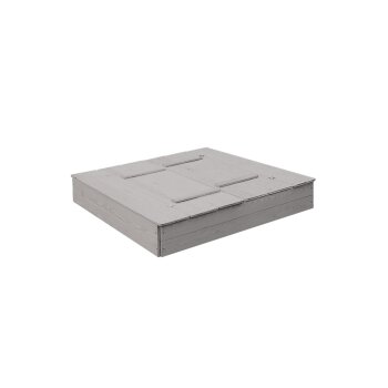 roba Sandkasten mit aufklappbaren Sitzbänken, grau -...