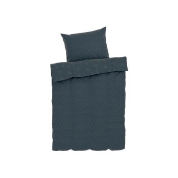 LIVARNO Home Bettwäsche aus Mikrofaser-Satin, 140 x 200 cm, 70 x 90 cm, petrol - B-Ware neuwertig