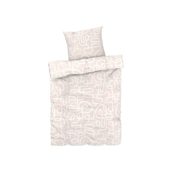 LIVARNO home Mikrofaser-Satin-Bettwäsche, 135 x 200...