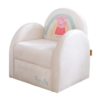 roba Kindersessel Peppa Pig, mit Armlehnen, beige -...
