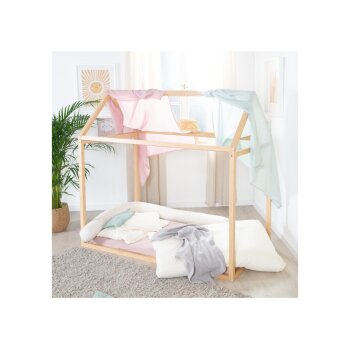 roba Hausbett Montessori, aus Bambus-Holz, 70 x 140 cm - B-Ware sehr gut