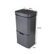 Ribelli Mülleimer 72 L - Grau - B-Ware sonstiges