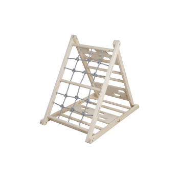 roba Kletterdreieck, aus Holz, natur/grau - B-Ware neuwertig
