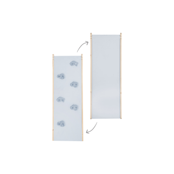 roba Rutschbrett, aus Naturholz, weiß - B-Ware sehr...