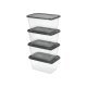 SILVERCREST® Frischhaltedosen-Sets, 4er/ 6er/ 8er/ 10er (4 x 2,5 l) - B-Ware sehr gut