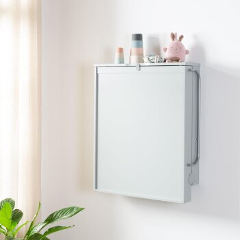 roba Wandwickelregal, mit Wickelauflage roba Style, klappbar, grau - B-Ware Transportschaden Kosmetisch