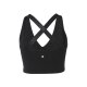 CRIVIT Damen Sportbustier (Schwarz, L(44/46)) - B-Ware neuwertig