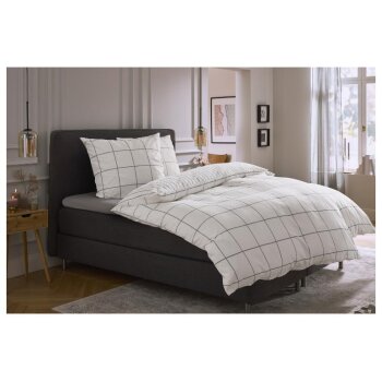 Livarno® Feine Flanellbettwäsche 140 x 200 cm,...