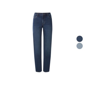 esmara® Damen Jeans, Straight Fit, hohe...
