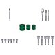 PARKSIDE® Schnellverschluss-Bithalter mit Drehhülse / Vierkantadapter-Set / Trockenbau-Bit-Set / Tiefenanschlag-Set - B-Ware
