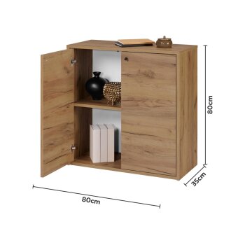 LIVARNO® Kommode Verona, Wotan-Eiche-Nachbildung - B-Ware