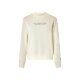 esmara® Damen Sweatpullover / Sweathoodie, mit Baumwolle (Creme, M (40/42)) - B-Ware sehr gut