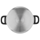 SILVERCREST® Topf, aus Edelstahl, Ø 24 cm, silber - B-Ware Transportschaden Kosmetisch