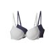 esmara® Damen Bügel-BHs, 2 Stück (navy/grau, 85B) - B-Ware sehr gut