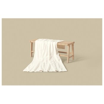 LIVARNO® Kuscheldecke, 130 x 170 cm, weiß -...