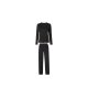 esmara® Damen Fleece-Pyjama (Schwarz, S(36/38)) - B-Ware neuwertig