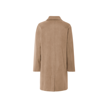 esmara® Damen-Mantel, in eleganter Veloursoptik, 46, braun - B-Ware sehr gut