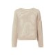 esmara® Damen Pullover mit Lochstrick (Beige, L(44/46)) - B-Ware neuwertig