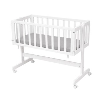 roba Beistellbett mit Matratze, weiß - B-Ware...