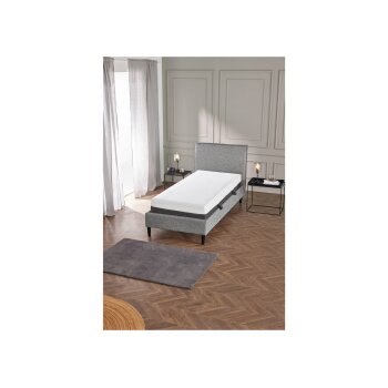 LIVARNO home 1000er-7-Zonen-Tonnentaschen-Federkernmatratze Visko Soft, H3, 90 x 190 cm - B-Ware neuwertig
