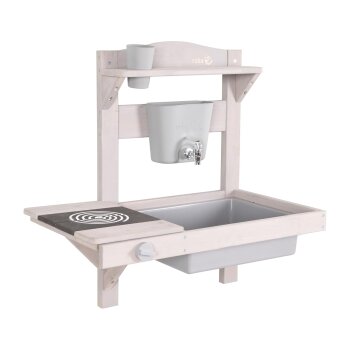 roba Spiel- und Matschküche, zum Hängen, grau lasiert - B-Ware sehr gut