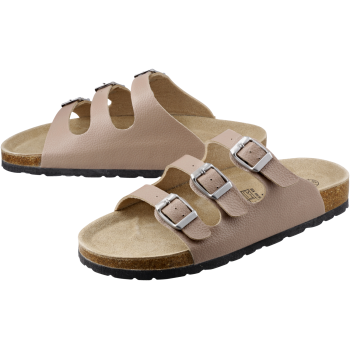 esmara® Damen Pantolette (Taupe, 39) - B-Ware neuwertig