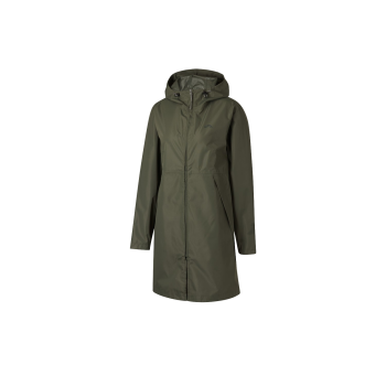 CRIVIT Damen-Regenparka, wasserdicht, XS, olive - B-Ware...
