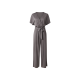 esmara® Damen Jumpsuit, mit seitlichen Eingrifftaschen (Grau, M(40/42)) - B-Ware neuwertig