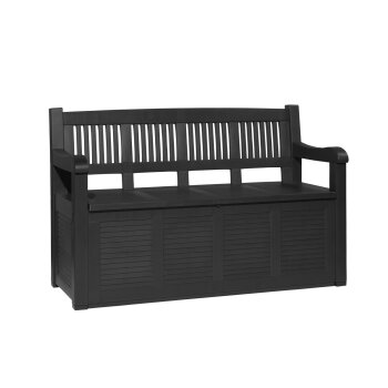 LIVARNO home Gartenbank, B 130 x T 60 x H 85 cm, anthrazit - B-Ware