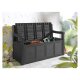 LIVARNO home Gartenbank, B 130 x T 60 x H 85 cm, anthrazit - B-Ware
