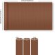 Ribelli Sichtschutzmatte, aus PVC, 140 x 500 cm, braun - B-Ware gut