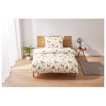 LIVARNO home Bettwäsche, aus Fleece, 140 x 200 cm,...